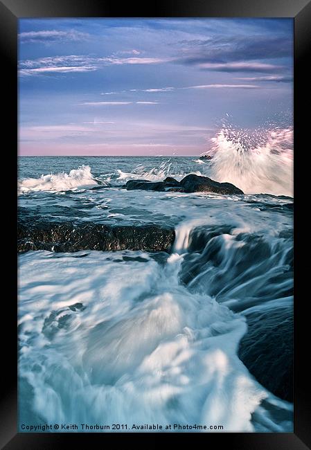 Dunbar Sea Waves Framed Print by Keith Thorburn EFIAP/b