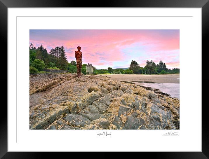 Here I stand Framed Mounted Print by JC studios LRPS ARPS