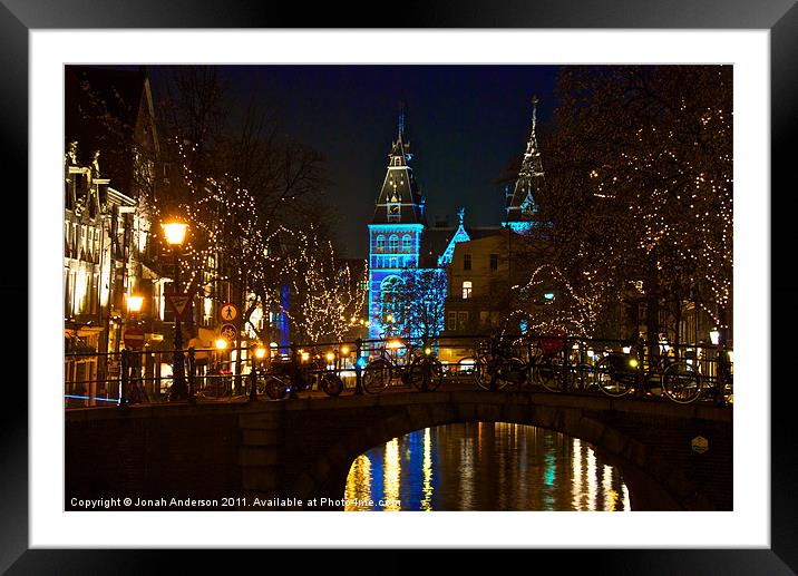 Overlooking the Rijksmuseum Framed Mounted Print by Jonah Anderson Photography