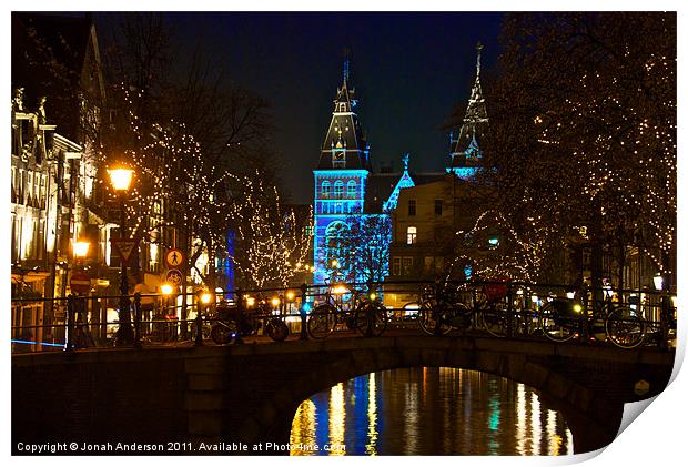 Overlooking the Rijksmuseum Print by Jonah Anderson Photography