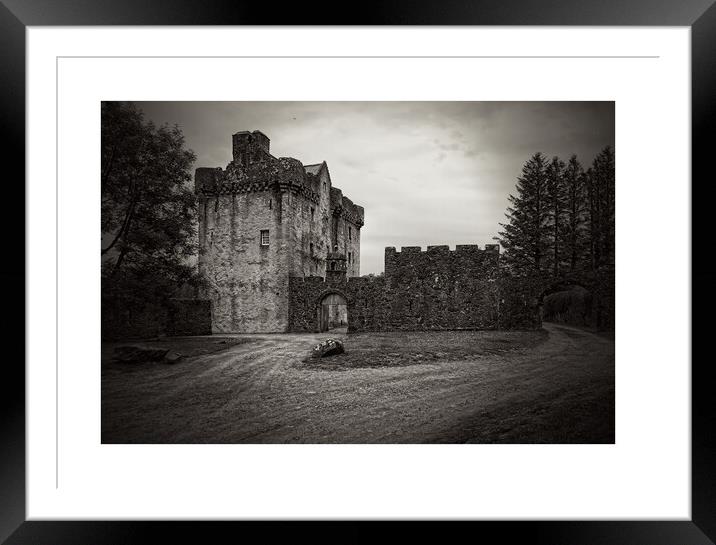 Enchanting Castle in Monochromatic Glory Framed Mounted Print by JC studios LRPS ARPS