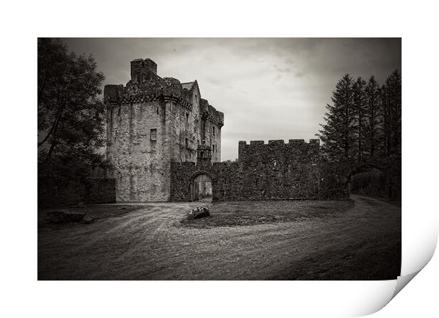 Enchanting Castle in Monochromatic Glory Print by JC studios LRPS ARPS