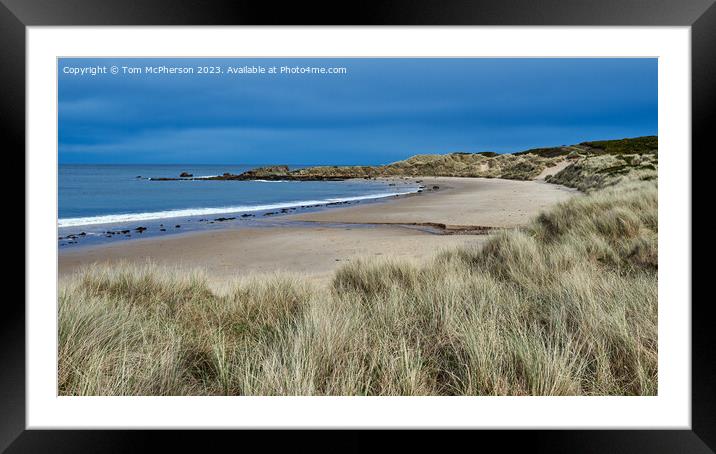 Hopeman East Beach Framed Mounted Print by Tom McPherson