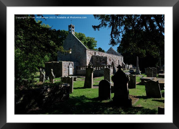 Mystical ruins of Duffus Church Framed Mounted Print by Tom McPherson