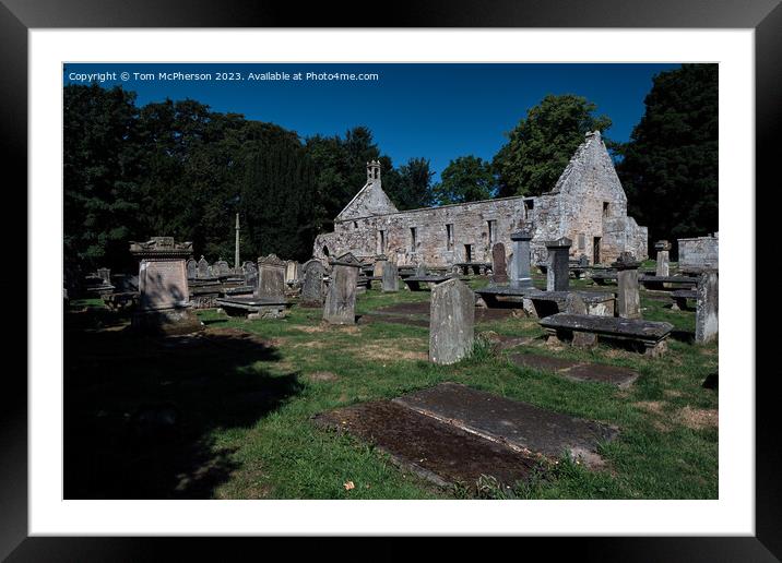 The Medieval Church Ruins of Duffus Framed Mounted Print by Tom McPherson