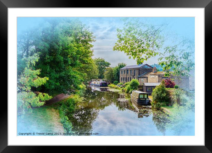 Serenity in West Yorkshire Framed Mounted Print by Trevor Camp