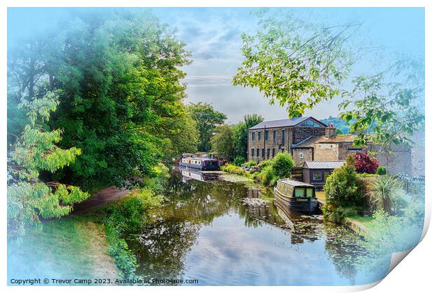 Serenity in West Yorkshire Print by Trevor Camp