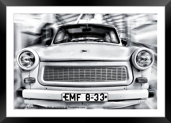 Trabant Framed Mounted Print by Jason Connolly