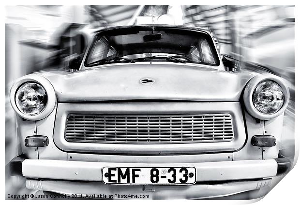 Trabant Print by Jason Connolly