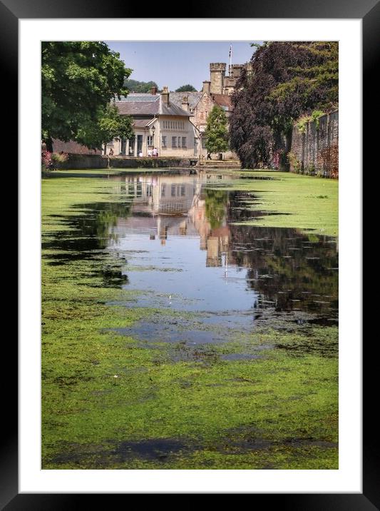 Wells in the afternoon sun with reflections  Framed Mounted Print by Tony lopez