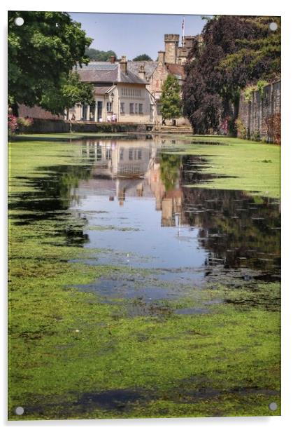 Wells in the afternoon sun with reflections  Acrylic by Tony lopez