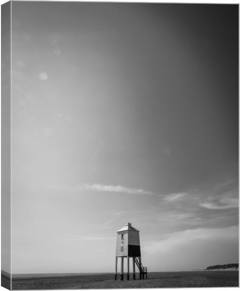 Burnham on Sea Lighthouse Canvas Print by Mark Jones