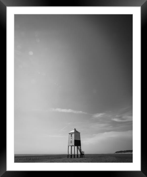 Burnham on Sea Lighthouse Framed Mounted Print by Mark Jones