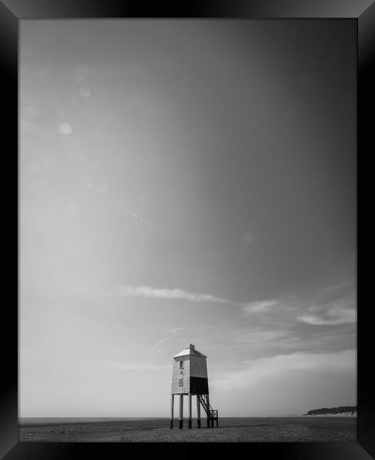 Burnham on Sea Lighthouse Framed Print by Mark Jones