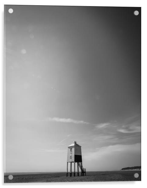 Burnham on Sea Lighthouse Acrylic by Mark Jones