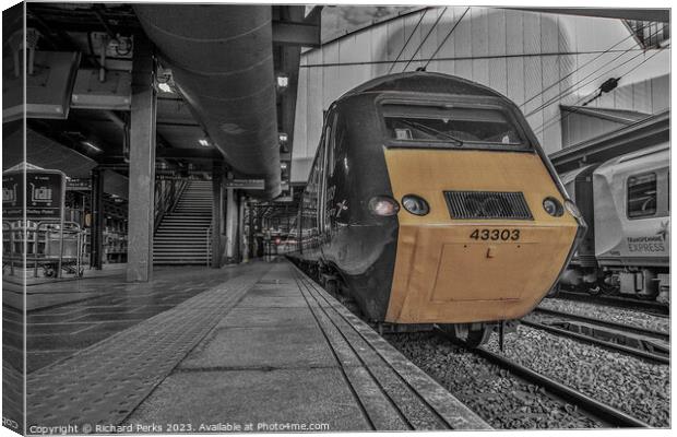 Cross Country High Speed Train Canvas Print by Richard Perks