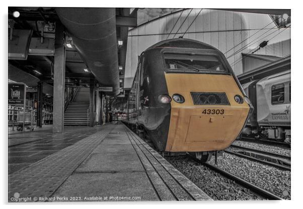 Cross Country High Speed Train Acrylic by Richard Perks