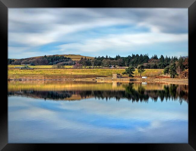 Redmires Reservoir, Peak District Framed Print by Darren Galpin