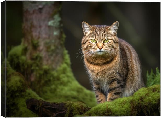 The Scottish Wildcat Canvas Print by Steve Smith