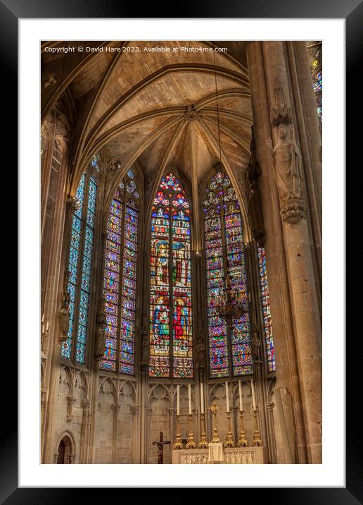 Basilique Saint Nazaire Framed Mounted Print by David Hare