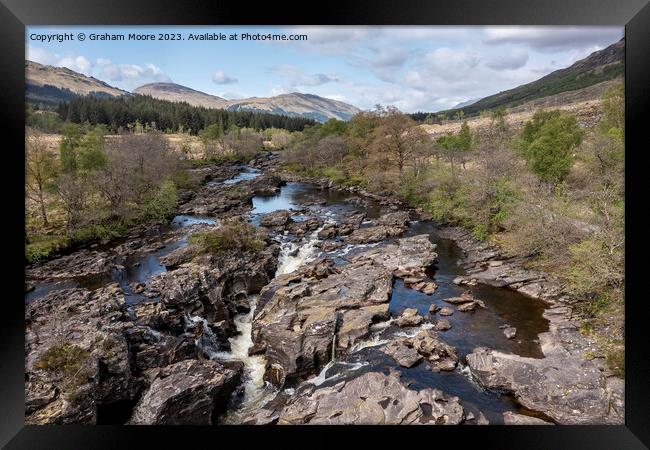 Falls of Orchy Framed Print by Graham Moore