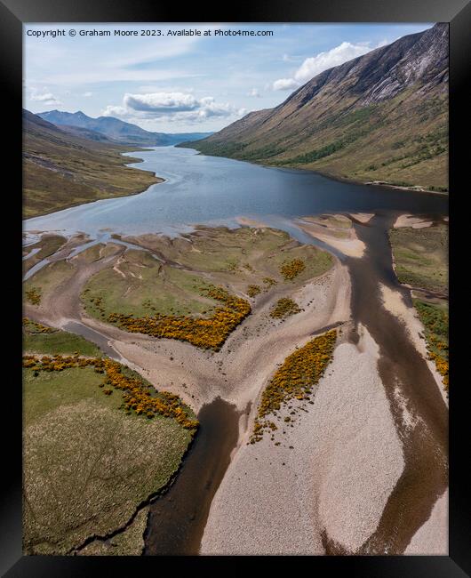 Loch Etive from the north end Framed Print by Graham Moore