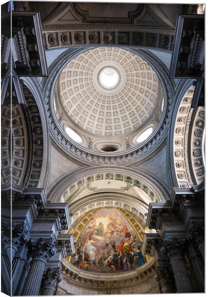Santa Maria in Campitelli Dome and Apse Canvas Print by Artur Bogacki
