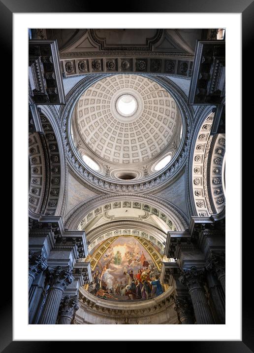 Santa Maria in Campitelli Dome and Apse Framed Mounted Print by Artur Bogacki