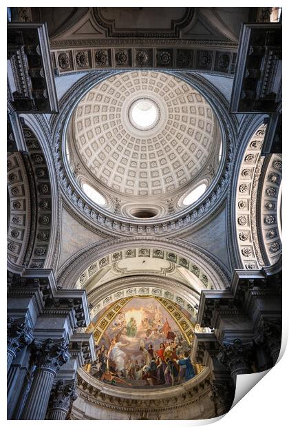 Santa Maria in Campitelli Dome and Apse Print by Artur Bogacki