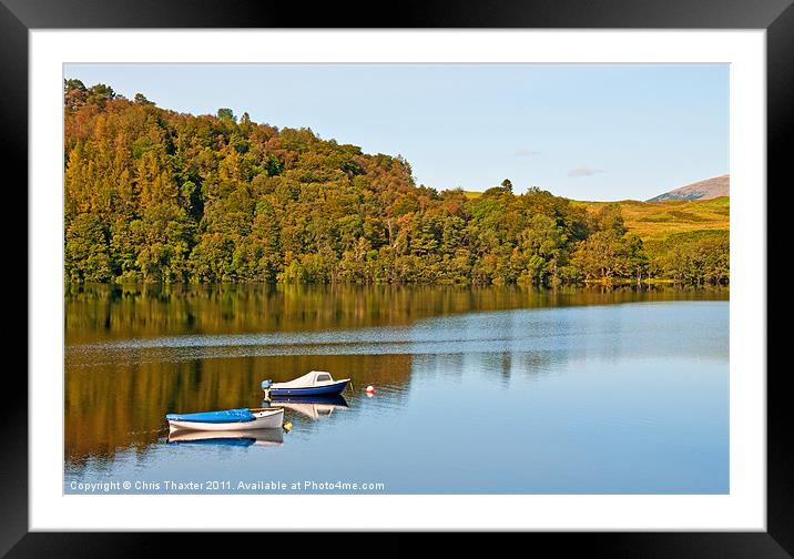 Onset of Autumn 2 Framed Mounted Print by Chris Thaxter