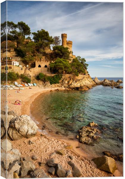 Lloret de Mar on Costa Brava in Spain Canvas Print by Artur Bogacki