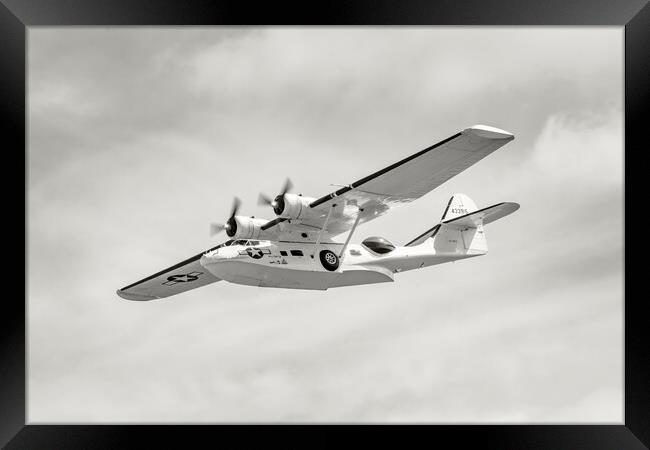 Consolidated Catalina Framed Print by Kevin Howchin