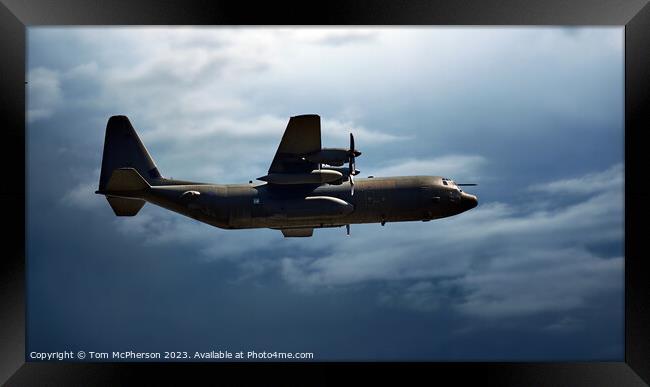 Farewell Flight of the Hercules C-130 Framed Print by Tom McPherson
