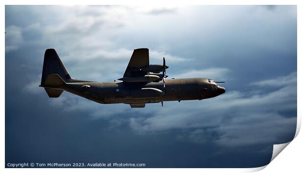 Farewell Flight of the Hercules C-130 Print by Tom McPherson