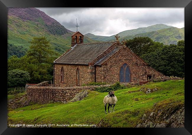 St James, Buttermere Framed Print by Jason Connolly