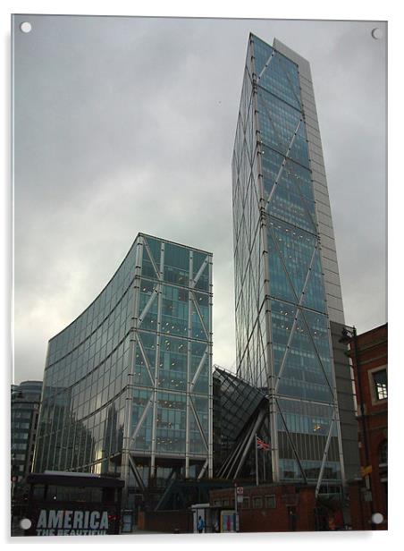 Broadgate Tower Acrylic by andy green