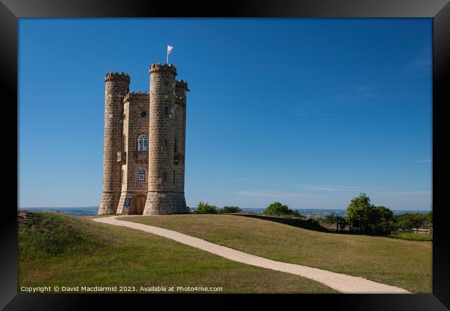 Broadway Tower, Worcestershire Framed Print by David Macdiarmid