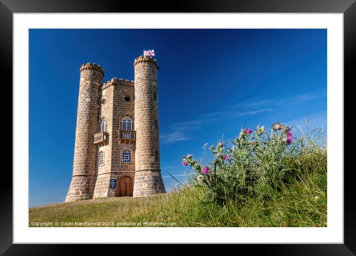 Broadway Tower, Worcestershire Framed Mounted Print by David Macdiarmid