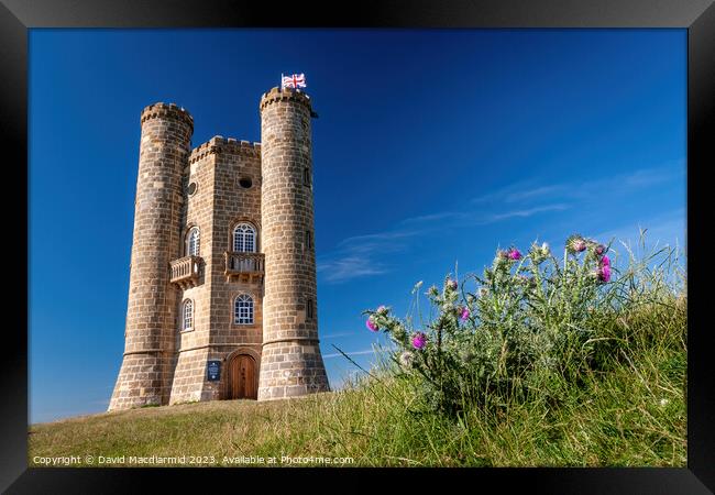 Broadway Tower, Worcestershire Framed Print by David Macdiarmid