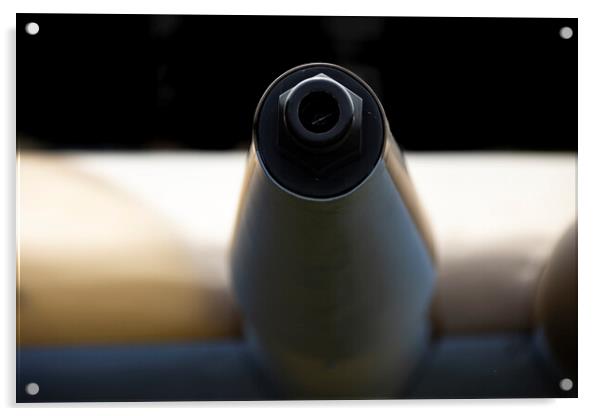 Spitfire Canon Acrylic by Glen Allen