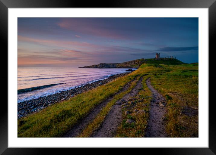 Beautiful Dunstaburgh castle  Framed Mounted Print by Michael Brookes