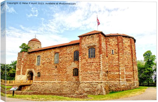 Colchester Castle Canvas Print by Peter F Hunt