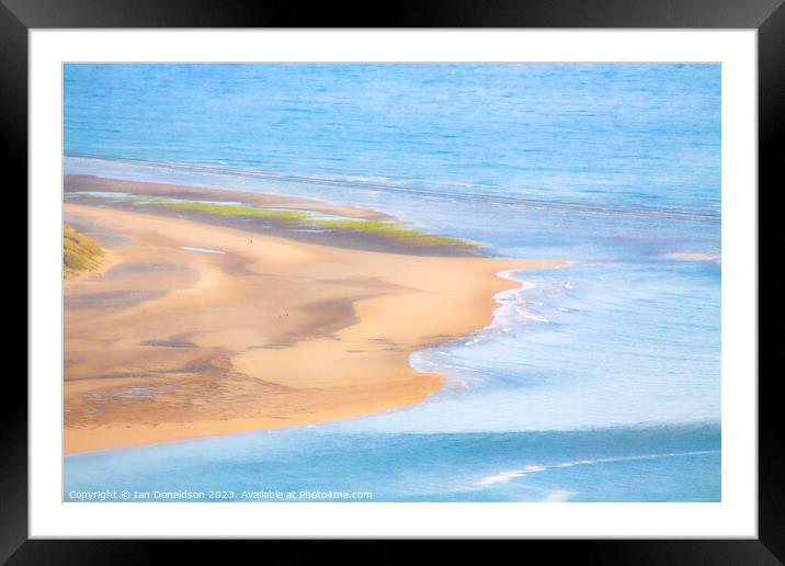  Blue Water Framed Mounted Print by Ian Donaldson