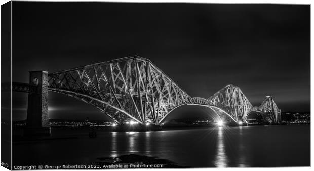 The Iconic Forth Rail Bridge Canvas Print by George Robertson