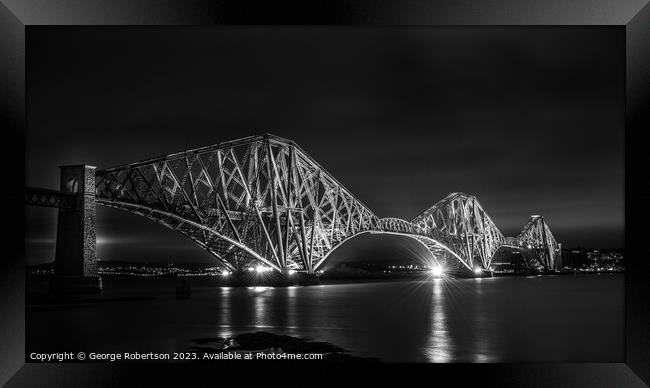 The Iconic Forth Rail Bridge Framed Print by George Robertson