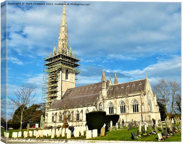 St Margaret's Church  Canvas Print by Mark Chesters