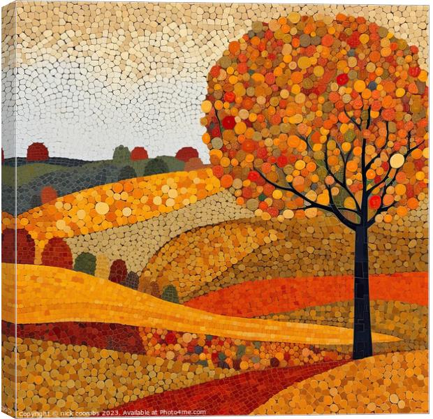 Golden Autumn Canvas Print by nick coombs