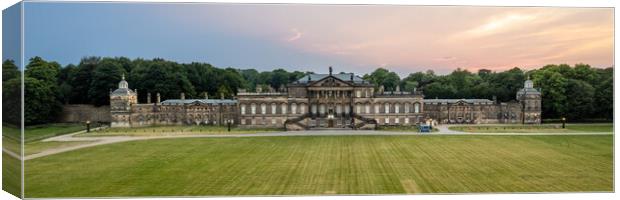 Wentworth Woodhouse Panorama Canvas Print by Apollo Aerial Photography