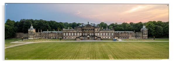 Wentworth Woodhouse Panorama Acrylic by Apollo Aerial Photography