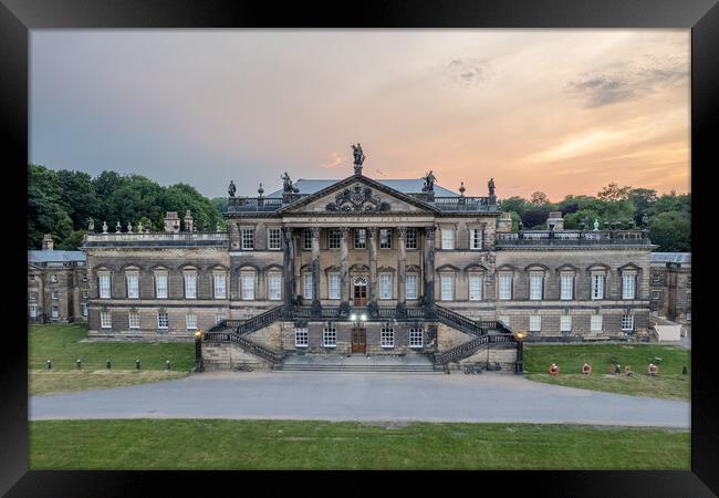 Wentworth Woodhouse Rotherham Framed Print by Apollo Aerial Photography